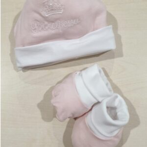 Cappellino e scarpine in cotone