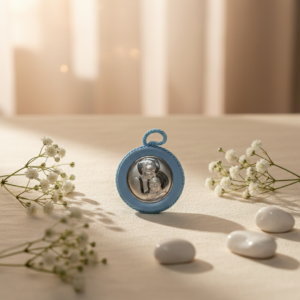 Med.Culla con stampa Sacra Famiglia